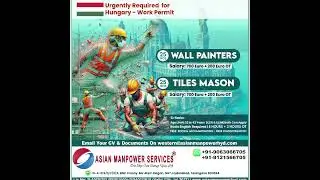 Hungary Jobs In Asian Manpower Services Hyderabad