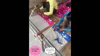 Rugs making by Indian artisan. Handmade rugs making. Rugs making in India. #rugmaking #rugs