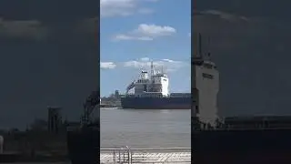 Common Atlas freighter passing through New Orleans on the Mississippi River. #neworleans #shipping