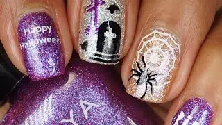 Halloween stamping Nail Art ideas | ByClouser
