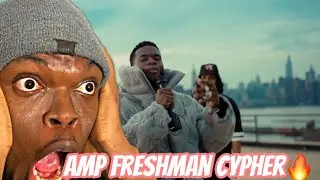 DAVIS HAD THE BEST CYPHER?? | AMP FRESHMAN CYPHER 2024 [REACTION]