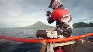 Xtreme UL using 100g jig on capung 1-5g rod