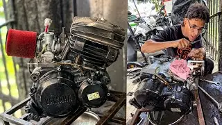 DESARMANDO MOTOR DE DT 125, SE FREN&Oacute;, YA ERA HORA 😰!