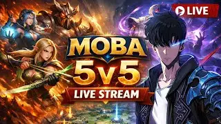 🔴 LIVE | SHADOW-X Is Back Live New Game Moba 5v5 | Renk push || Live Now
