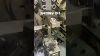 Wave spring making machine.flat wire spring forming equipment.stainless steel wire bending machine.