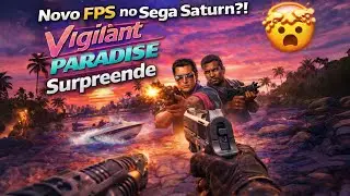 Novo FPS no Sega Saturn?! 😱 Vigilant Paradise Surpreende #segasaturn #retrogaming #fps