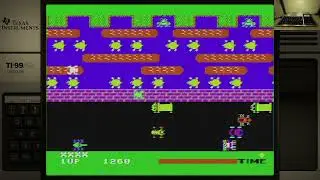 Test Upload Hardware - TI-99/4a - Frogger