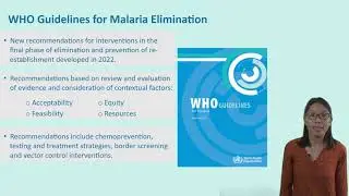 Unit 1 Principles and Goals of Malaria Elimination