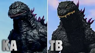 GODZILLA 2000 Model Comparison | Kaiju Alpha vs Titan Bash