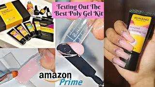 BURANO Polygel Nail Kit From AMAZON 💅 Polygel Nails At Home!!