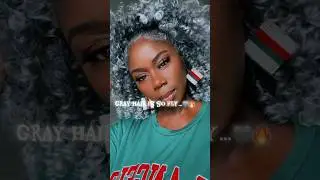 Gray Hair is so fly, Embrace it&hellip;🩶🔥 #grayhair #silverqueen
