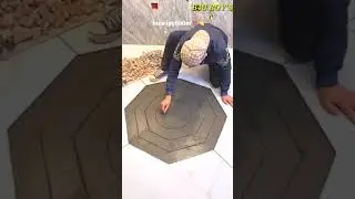 broken tiles creativity skill .. short video 🔥