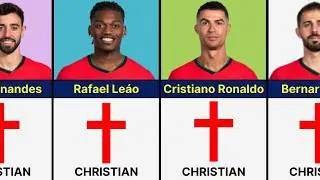 Portugal 24/25 Players Religion | Christians & Muslims?
