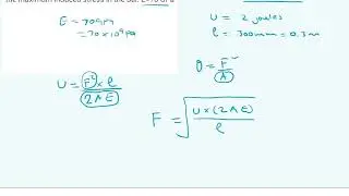 sudden Loading calculations