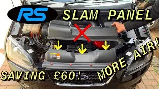 FOCUS RS/TWIN SCOOP SLAM PANEL INSTALL MK2 FOCUS ST