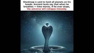 The Cosmic Serpent Who Controls Time Itself🙏🙏 #bhaktireels  #trendingshorts #godfacts