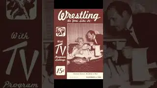 Magazine Madness Wrestling as you like it 1950 #history #nwa #buddyrodgers