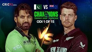 PAK vs NZ | Second Innings | Champions Trophy 2025 | Live | Cric92