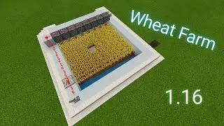 BEST AND EASY WHEAT FARM (For Minecraft bedrock and java 1.16)