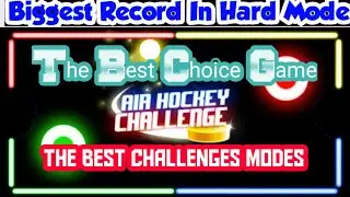 Air Hockey Challenge With Hard Mode | The Best Record | GETSOL