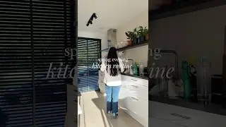 🫧☕️spring evening kitchen routine #asmrsounds #cleantok #homelifestyle #kitchencleaning #cleaning