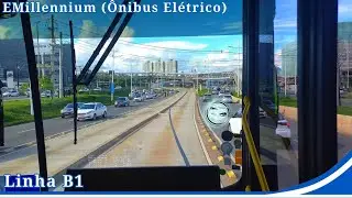 LINHA B1 partindo da Pituba!! do BRT de Salvador (Viagem de RETORNO)!! Caio EMillennium (40001)