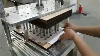 inner hole waste stripper machine#cartonmachine #packaging #printing #machine #wastestripper