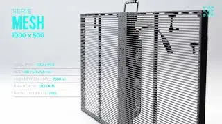 Grecko Mesh LED Panels | Transparent LED Screen for Creative Designs