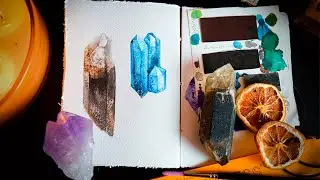 Painting Crystals Using Salt
