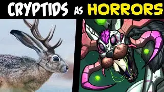 Cryptids in The Realm of Hopeful Horrors (Open Source Lore & Speedpaint)