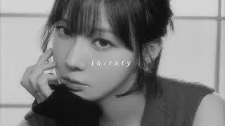 aespa - thirsty (sped up + reverb)