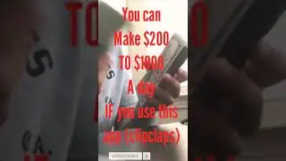 EARN $200 TO $1000 A DAY USING THIS APP (CLIPCLAPS) #SHORTS #makemoremoney