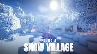 WE FOUND A SNOW VILLAGE | MINECRAFT Malayalam