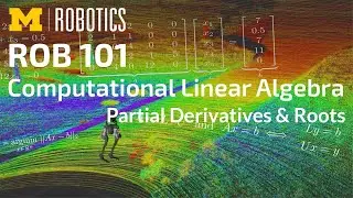 ROB 101: Partial Derivatives & Roots