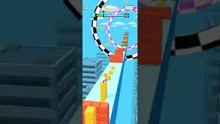 Cube Surfer!!📦🧊🍔 New Update Android, iOS Gameplay #shorts