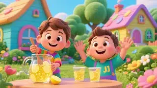 Lemonade Champs &ndash; JJ&rsquo;s Stand is Open! | Sunny Summer Song for Kids | Fun Lemonade Stand Rhyme