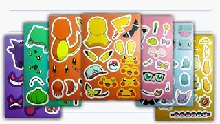 Paper diy 💞 dekorasi stiker pokemon Pikachu 💞 stiker pokemon dress up