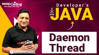Daemon Thread in Java | Service Thread | Utility Thread | Java for Developers | #Java #Lec83