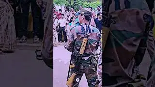 Powerful ground force Tripura State rifle on duty time swag#tsr#motivation#status#dmr#tripura