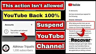 this action isn't allowed youtube || this action isn't allowed youtube 2026 