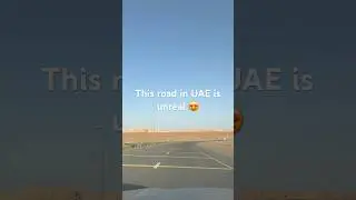 Desert Road Magic ✨ Sharjah&ndash;Madam Highway #shorts#youtubeshorts#travelshorts#uaeroadtrip#desert