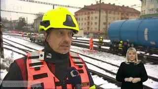 Vykolejení cisterny s naftou ⚠️🚨