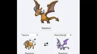 Ro Draws: Pokémon Fusion Tauros & Aerodactyl