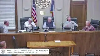 The Kerr County Commissioners Jan. 5, 2025