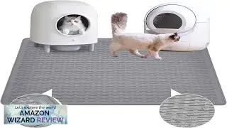 Cat Litter MatWaterproof Soft Litter Mat39x27in Large Rubber Litter Box MatWashable Cat Review