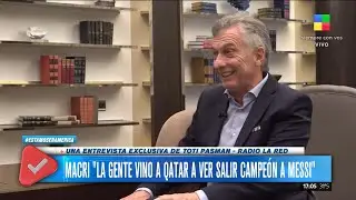 🗣️ Mauricio Macri mano a mano con Toti Pasman: 