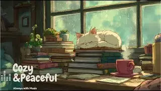 Rainy Morning Coffee ☕🐱 | Peaceful Lo-Fi Beats for Study, Reading & Deep Focus