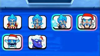 All Icy and Snowy emotes in Clash Royale/Ice Wizard Emotes|Clash Royale