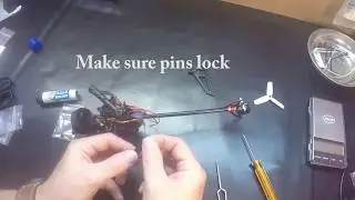 Blade 130s how to replace tail boom, motor and or motor mount/fin