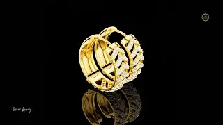 Classic Elegance Diamond Hoops#usa#ivevarluxury #Viral#Trending#FYP#Viral#Viralvideo#Earring#Ring